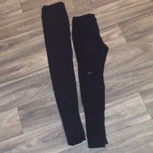 Two pairs of leggings